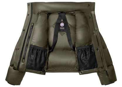 Canada Goose Black Label Cypress Cropped Puffer Jacket Silverbirch