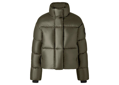 Canada Goose Black Label Cypress Cropped Puffer Jacket Silverbirch