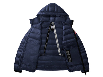 Canada Goose Crofton Down Slim Fit Hooded Jacket Atlantic Navy