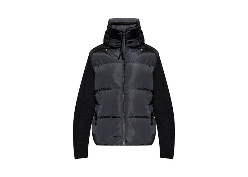 Canada Goose Hybridge Grove Knit Hoodie Black