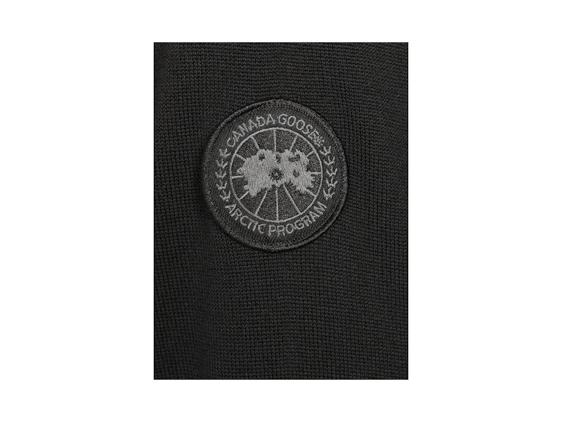 Canada Goose Label Armherst Hoodie Black