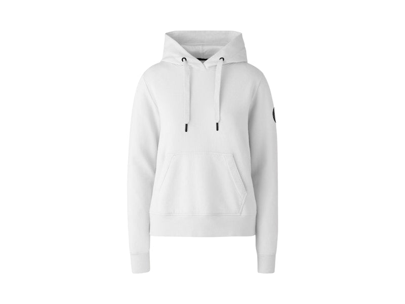 Canada Goose Muskoka Black Badge Hoodie White