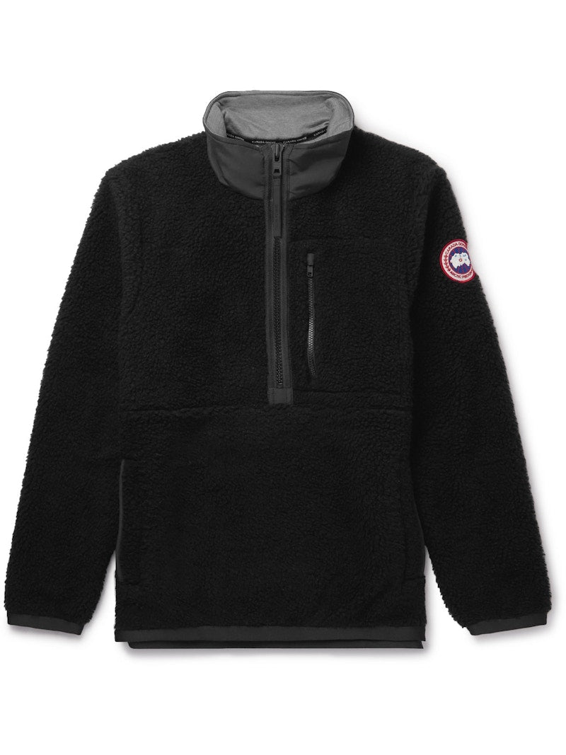 Canada Goose Renfrew Classic Badge Zip Fleece Jacket Black
