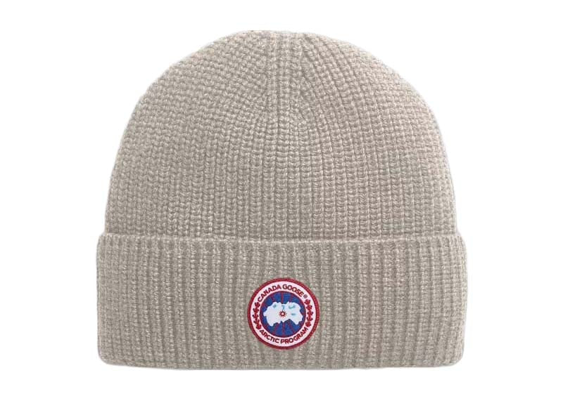 Canada Goose Rib Toque Beanie Tan Heather