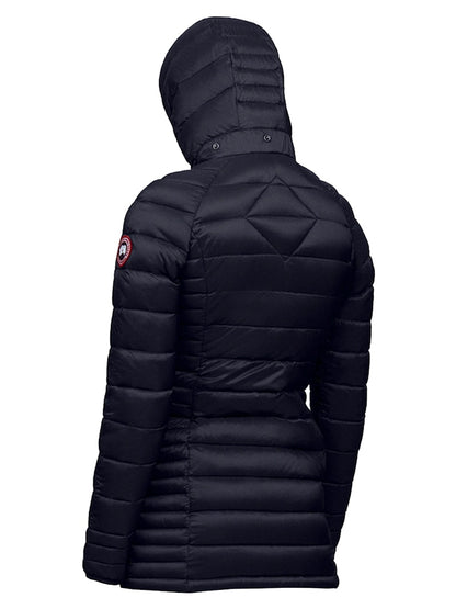 Canada Goose Women's Brookvale Hooded Down Coat Admiral Blue/Black