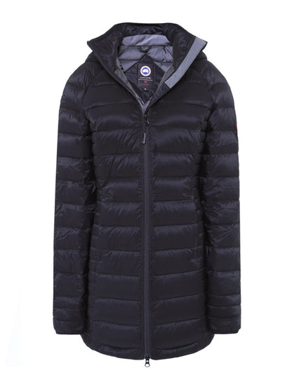 Canada Goose Women's Brookvale Hooded Down Coat Admiral Blue/Black