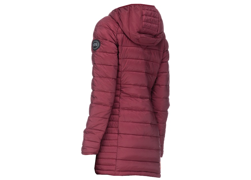 Canada Goose Women's Brookvale Hooded Down Coat Bordeaux