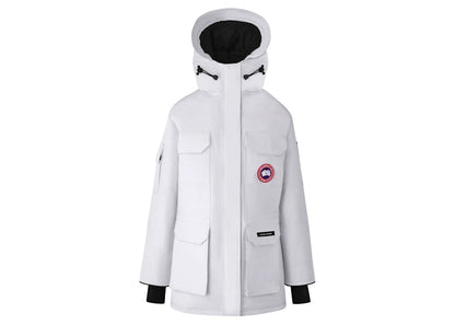 Canada Goose Women's Expedition Heritage Parka Jacket (Classic Fit) North Star White