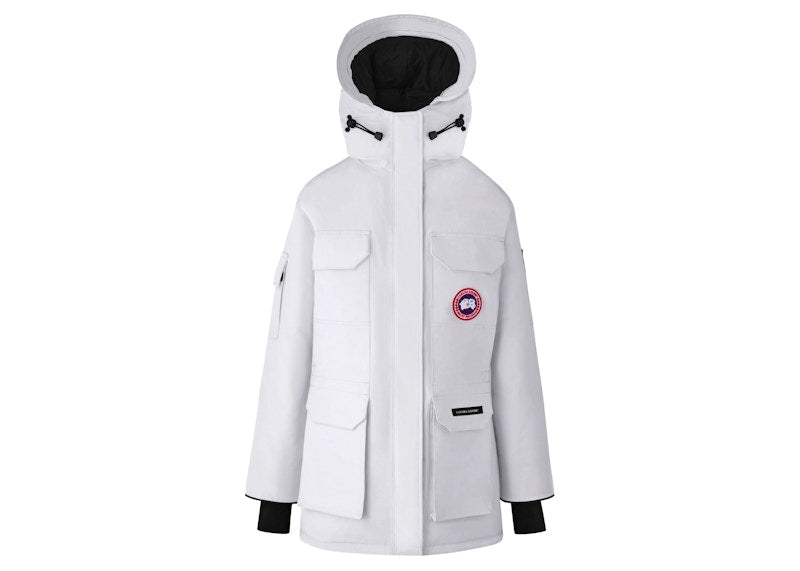 Canada Goose Women's Expedition Heritage Parka Jacket (Classic Fit) North Star White