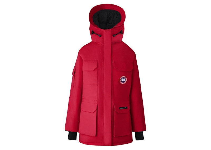 Canada Goose Women's Expedition Heritage Parka Jacket (Classic Fit) Red