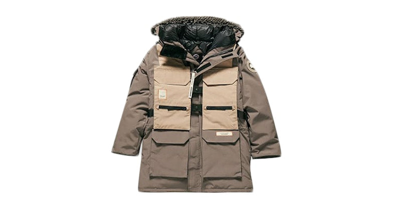 Canada Goose x NBA x Salehe Bembury Expedition Parka Coastal Grey/Tan