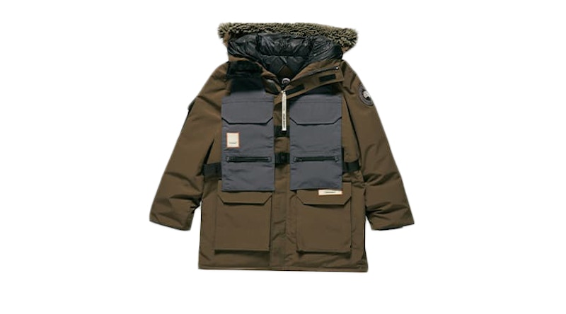 Canada Goose x NBA x Salehe Bembury Expedition Parka Military Green/Titanium