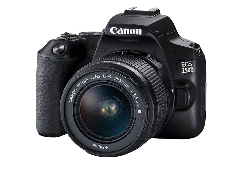 Canon EOS 250D Rebel SL3 DSLR Camera / 18-55mm Lens / Creative Filter Set / EOS Camera Bag / Sandisk Ultra 64GB Card Bundle 3453C002AA_EDI_3STX