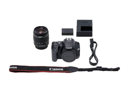 Canon EOS 250D Rebel SL3 DSLR Camera / 18-55mm Lens / Creative Filter Set / EOS Camera Bag / Sandisk Ultra 64GB Card Bundle 3453C002AA_EDI_3STX