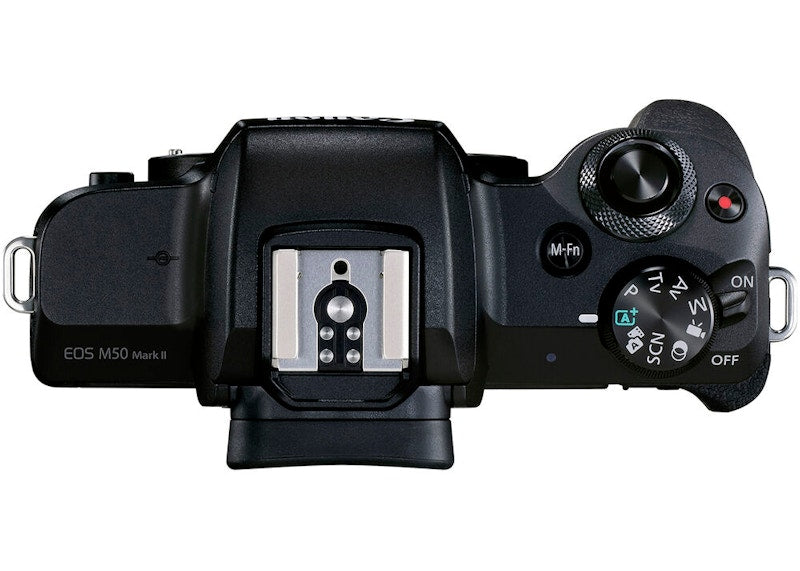 Canon EOS M50 Mark II Mirrorless Digital Camera / 15-45mm Lens Bundle 4728C006_EDI_2STX
