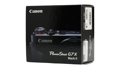 Canon PowerShot G7 X Mark II 1066C001-IV Black