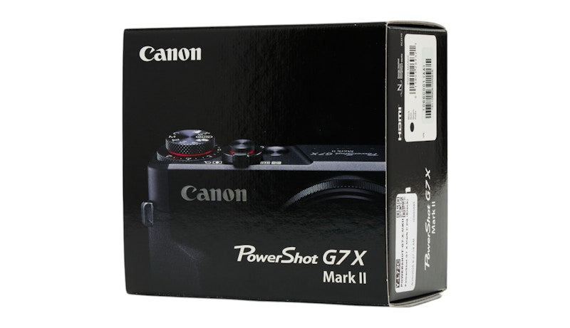 Canon PowerShot G7 X Mark II 1066C001-IV Black