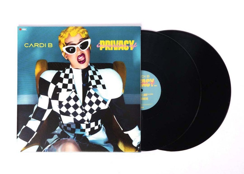 Cardi B Invasion of Privacy 2XLP Vinyl Black