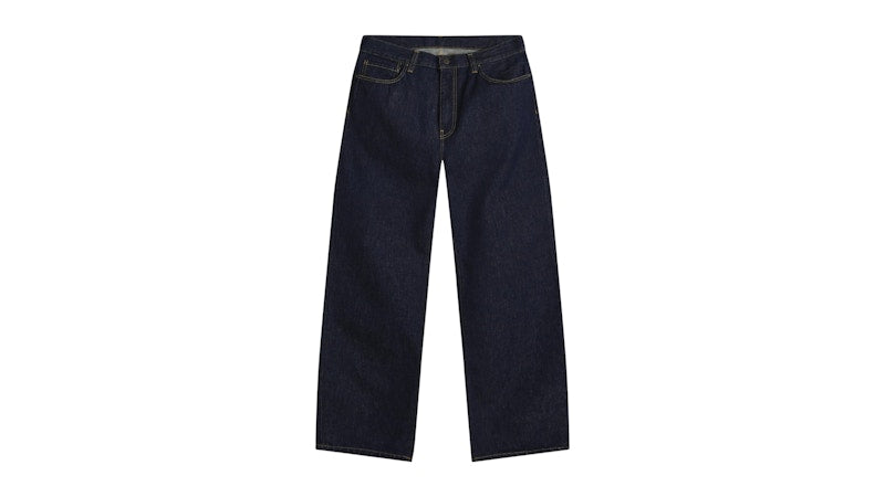 Carhartt WIP Aaron Regular Tapered Jeans Blue Rinsed