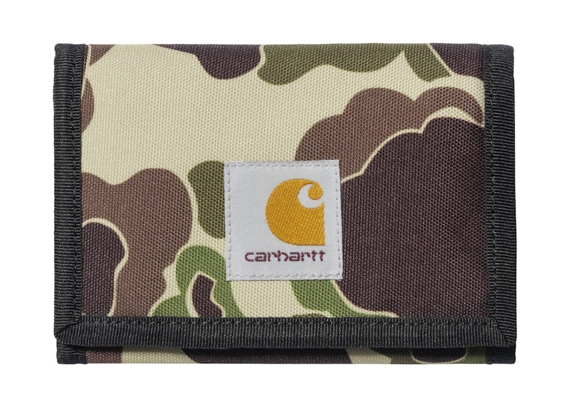 Carhartt WIP Alec Wallet Green Camo Duck
