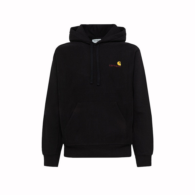 Carhartt WIP American Script Hooded Sweatshirt Black