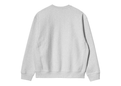 Carhartt WIP American Script Sweatshirt Ash Heather