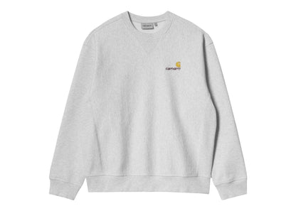 Carhartt WIP American Script Sweatshirt Ash Heather