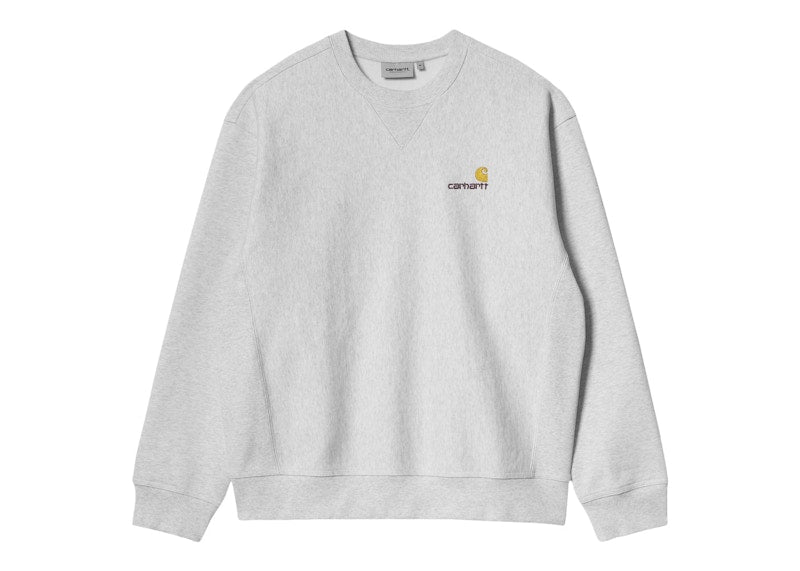 Carhartt WIP American Script Sweatshirt Ash Heather