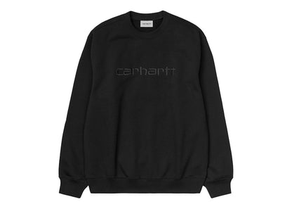Carhartt WIP Carhartt Logo Sweatshirt Black/Black