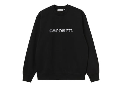 Carhartt WIP Carhartt Logo Sweatshirt Black/White