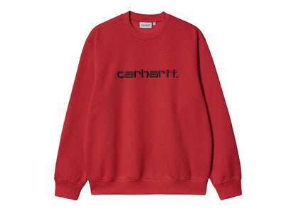 Carhartt WIP Carhartt Logo Sweatshirt Rocket/Black