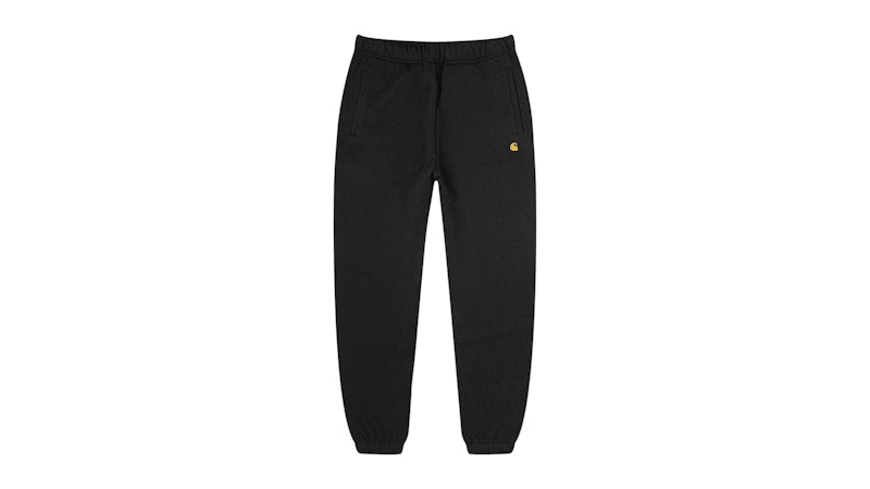 Carhartt WIP Chase Sweat Pants Black/Gold