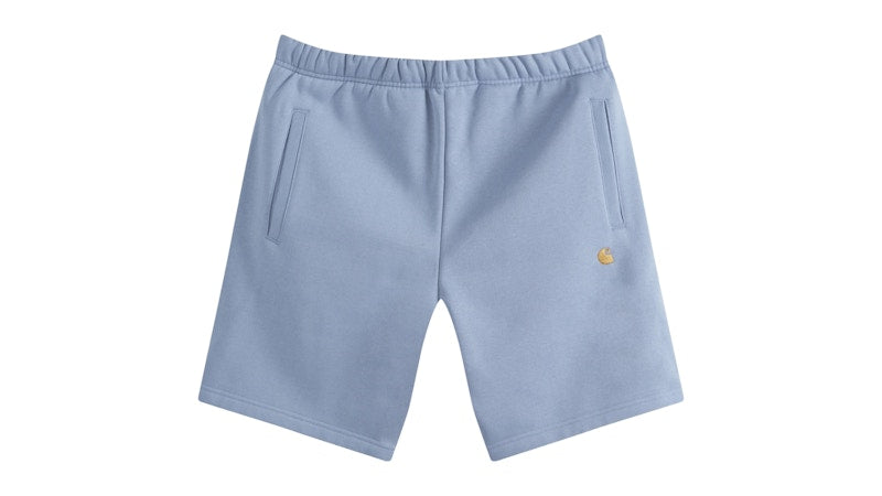Carhartt WIP Chase Sweat Shorts Charm Blue/Gold