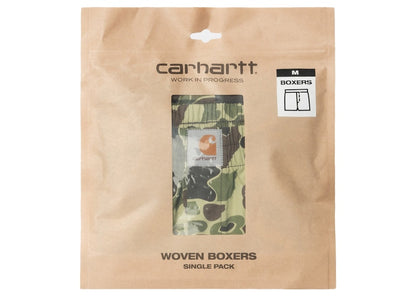 Carhartt WIP Cotton Boxer Green Camo Duck