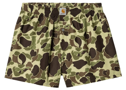 Carhartt WIP Cotton Boxer Green Camo Duck