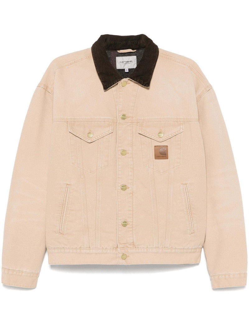 Carhartt WIP Dayton Trucker Jacket Dusty H Brown/Tobacco (Stone Canvas)