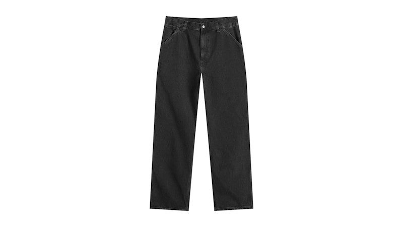 Carhartt WIP Denim Single Knee Pant Black Stone Washed