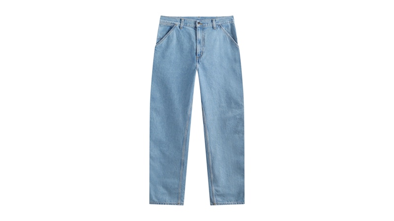 Carhartt WIP Denim Single Knee Pants Blue Stone Bleached