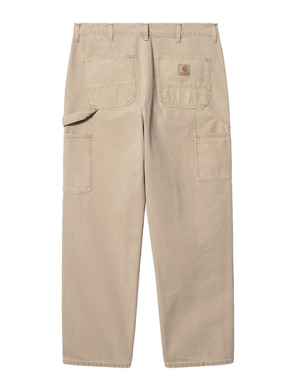 Carhartt WIP Double Knee Dearborn Canvas 12oz Relaxed Straight Fit Pants Dusty H Brown (Faded)
