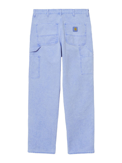 Carhartt WIP Double Knee Dearborn Canvas 12oz Relaxed Straight Fit Pants Icy Water (Faded)