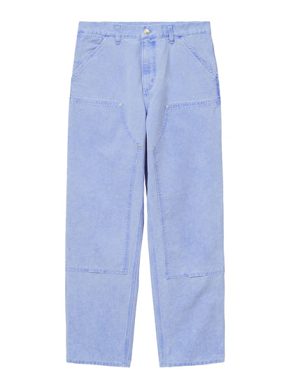 Carhartt WIP Double Knee Dearborn Canvas 12oz Relaxed Straight Fit Pants Icy Water (Faded)