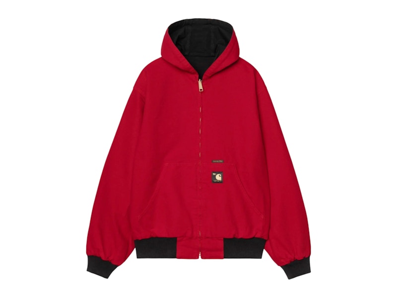 Carhartt WIP OG Active 50th Anniversary Edition Canvas Jacket Black/USA Red