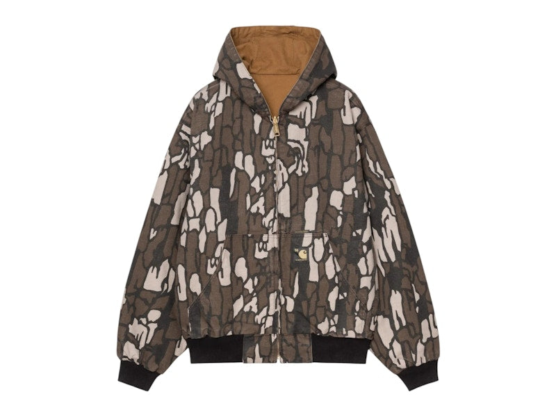 Carhartt WIP OG Active 50th Anniversary Edition Canvas Jacket Hamilton Brown/Camo Trebark