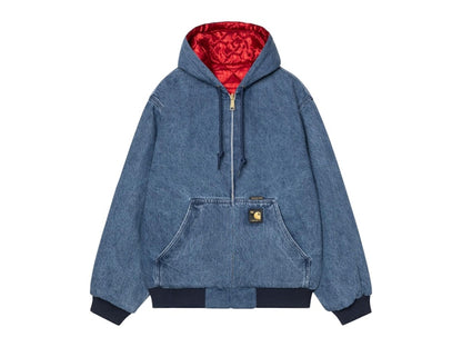 Carhartt WIP OG Active 50th Anniversary Edition Denim Jacket Blue/USA Red