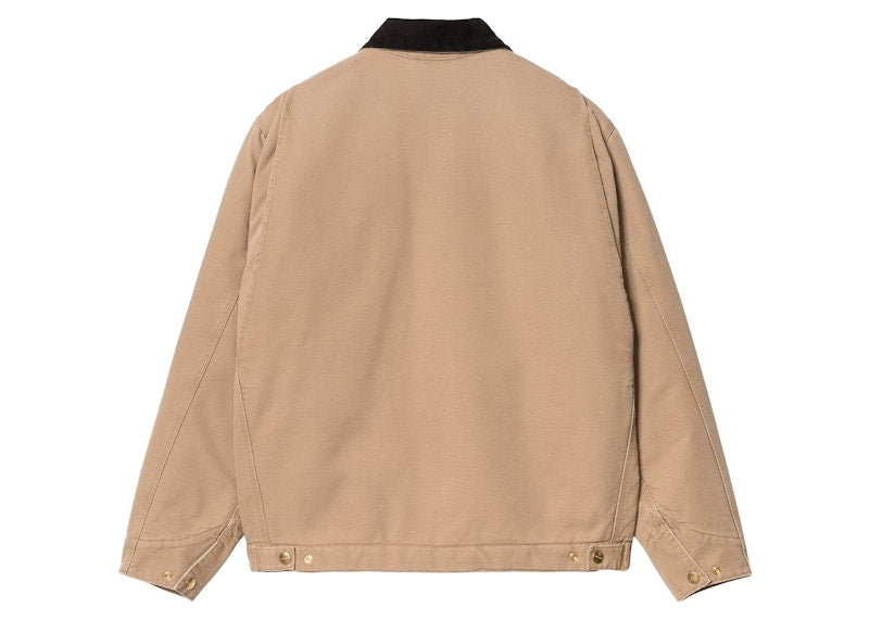 Carhartt WIP OG Detroit Aged Canvas Jacket Peanut/Black