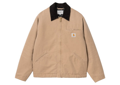 Carhartt WIP OG Detroit Aged Canvas Jacket Peanut/Black