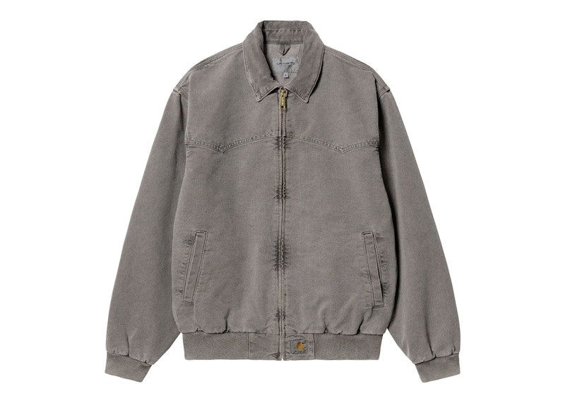 Carhartt WIP OG Santa Fe Dearborn Canvas 12oz Jacket Black (Faded)