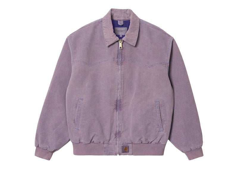 Carhartt WIP OG Santa Fe Dearborn Canvas 12oz Jacket Razzmic (Faded)