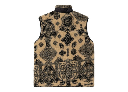 Carhartt WIP Prentis Liner Vest Dusty Hamilton Brown Verse Jacquard