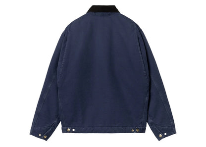 Carhartt WIP OG Detroit Aged Canvas Jacket Air Force Blue/Black